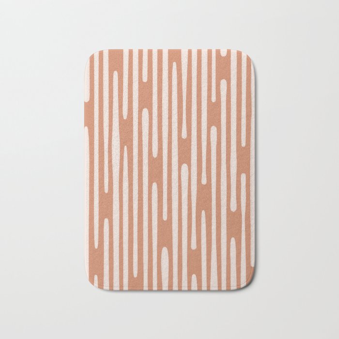 Drip Drop | Terra Cotta Bath Mat Gallery Image 1