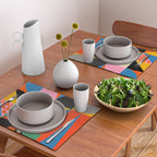 Geometric abstraction in colorful shapes   Placemat Gallery Image 2