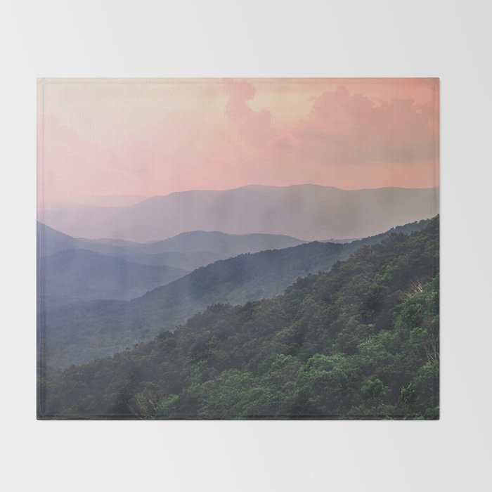 Smoky Mountain National Park III Throw Blanket Gallery Image 2