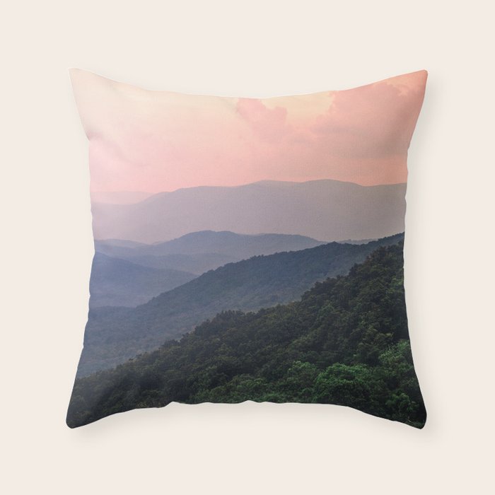 Smoky Mountain National Park III Throw Pillow Gallery Image 6