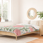 Flower Market Amsterdam Retro Scandi Spring Print Duvet Cover Gallery Image 2