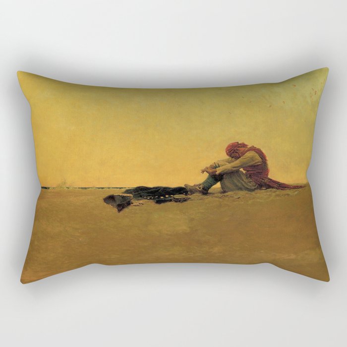 âMaroonedâ Pirate Art by Howard Pyle Rectangular Pillow Gallery Image 2