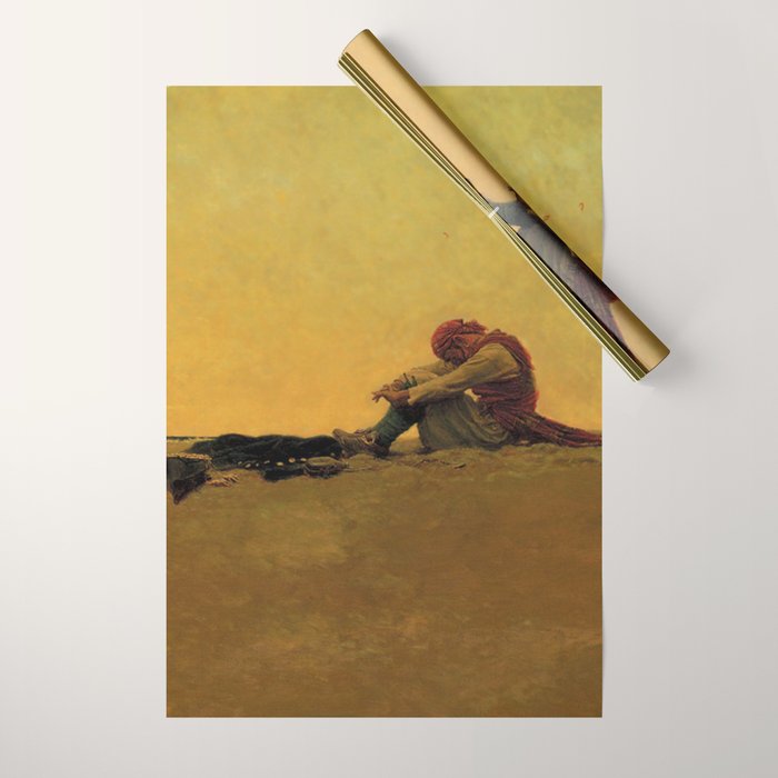 âMaroonedâ Pirate Art by Howard Pyle Wrapping Paper Gallery Image 1