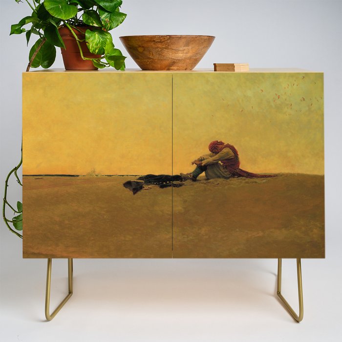 âMaroonedâ Pirate Art by Howard Pyle Credenza Gallery Image 1