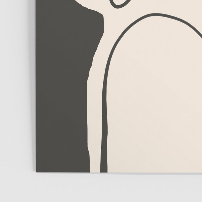 Lady Portrait Abstract Minimal  Line Art Poster Gallery Image 3