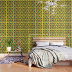 Retro 1980s Memphis Style Southwestern Cactus Design 431 Wallpaper Gallery Image 3