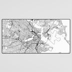 Boston Map Desk Mat Gallery Image 3