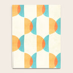 Mid Century Moons Geometric Pattern Notebook Gallery Image 4