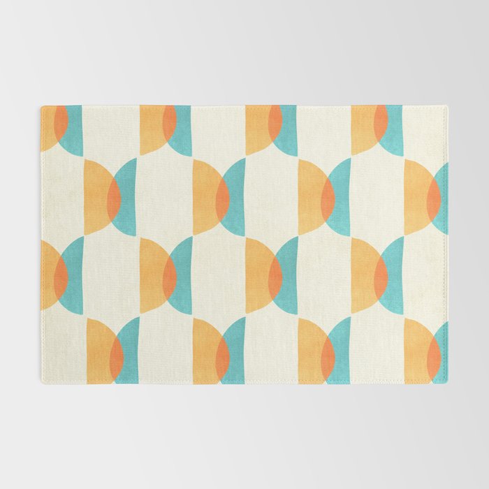 Mid Century Moons Geometric Pattern Rug Gallery Image 2