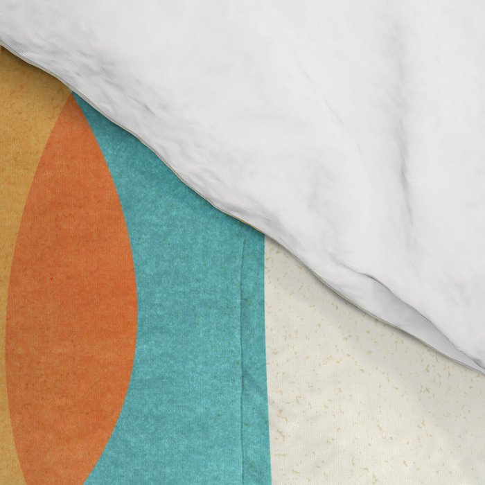 Mid Century Moons Geometric Pattern Comforter Gallery Image 4