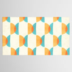Mid Century Moons Geometric Pattern Tablecloth Gallery Image 2