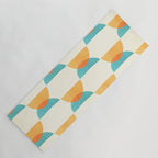 Mid Century Moons Geometric Pattern Yoga Mat Gallery Image 1