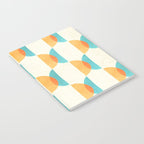 Mid Century Moons Geometric Pattern Notebook Gallery Image 2