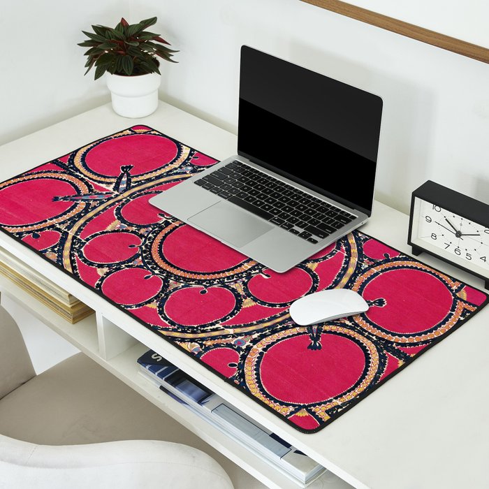 Tashkent Suzani Uzbekistan  Antique Carpet Desk Mat Gallery Image 2
