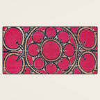 Tashkent Suzani Uzbekistan  Antique Carpet Desk Mat Gallery Image 3