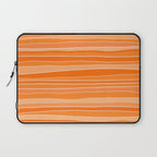 Retro Orange Stripes Laptop Sleeve Gallery Image 1