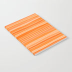 Retro Orange Stripes Notebook Gallery Image 2