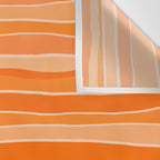 Retro Orange Stripes Wall Tapestry Gallery Image 3