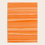 Retro Orange Stripes Poster Gallery Image 4