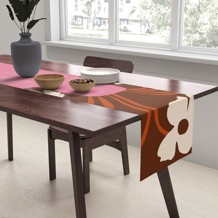 Big pot with flower  Table Runner Gallery Image 2