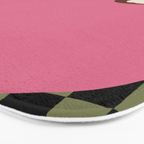 Big pot with flower  Bath Mat Gallery Image 3