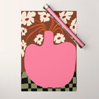 Big pot with flower  Wrapping Paper Gallery Image 1