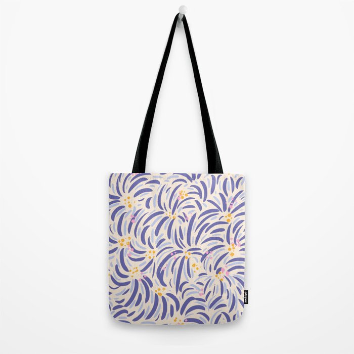 Powerful and floral pattern invers Tote Bag Gallery Image 2