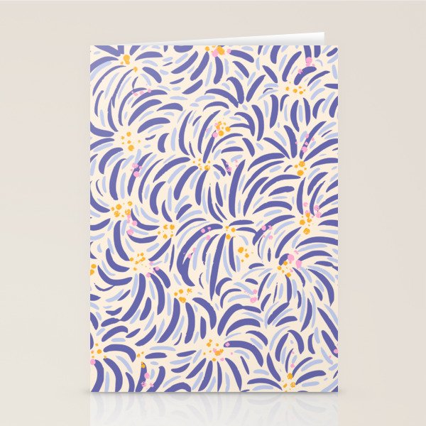 Powerful and floral pattern invers Stationery Card Gallery Image 2