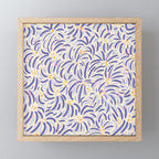 Powerful and floral pattern invers Mini Art Print Gallery Image 1