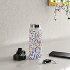 Powerful and floral pattern invers Water Bottle Gallery Image 4
