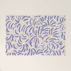 Powerful and floral pattern invers Welcome Mat Gallery Image 1