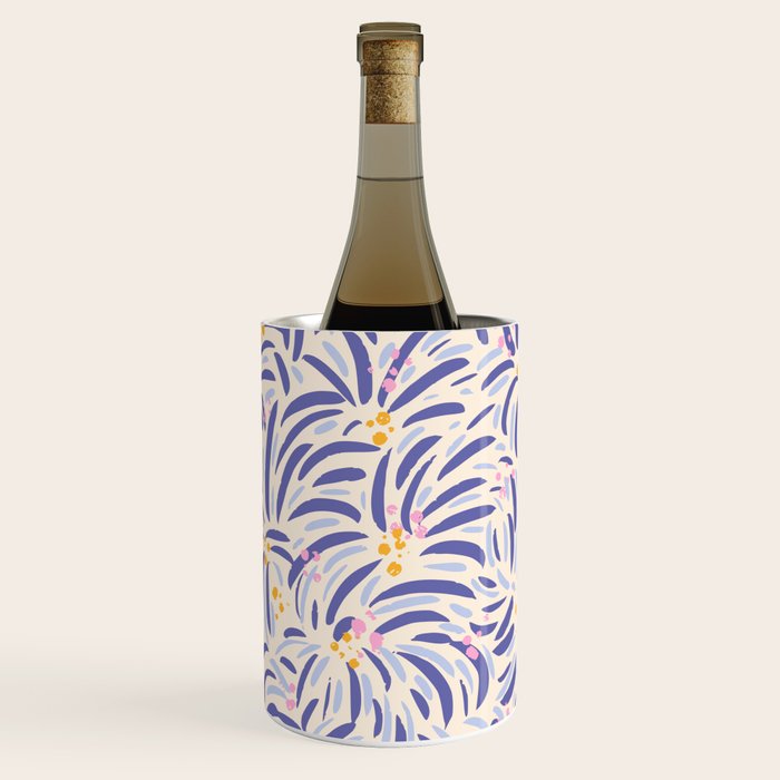 Powerful and floral pattern invers Wine Chiller Gallery Image 3