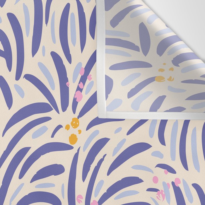 Powerful and floral pattern invers Wall Tapestry Gallery Image 3