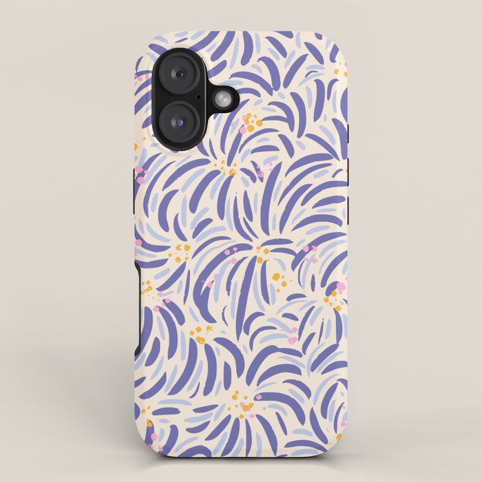 Powerful and floral pattern invers iPhone Case Gallery Image 1