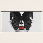 BLACK BUTTERFLY Desk Mat Gallery Image 3