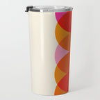 Abstraction_COLOUR_CIRCLES_001 Travel Mug Gallery Image 3