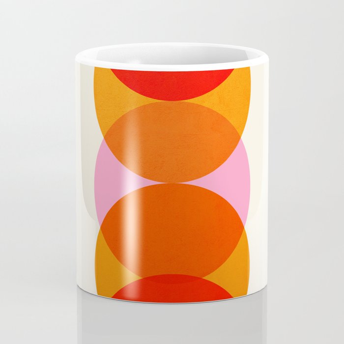 Abstraction_COLOUR_CIRCLES_001 Coffee Mug Gallery Image 4