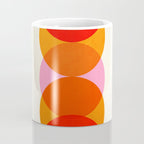 Abstraction_COLOUR_CIRCLES_001 Coffee Mug Gallery Image 4
