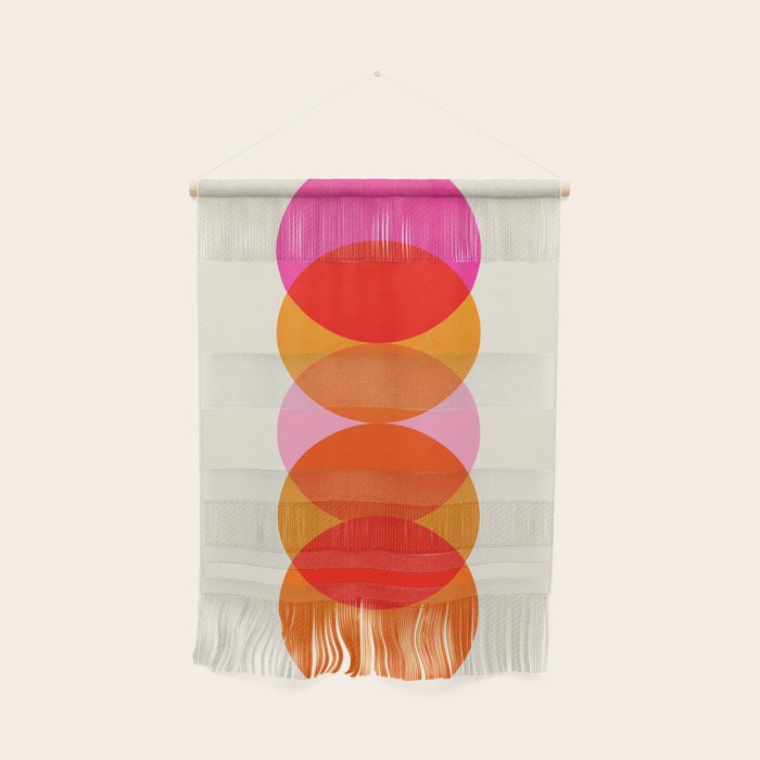 Abstraction_COLOUR_CIRCLES_001 Wall Hanging Gallery Image 1