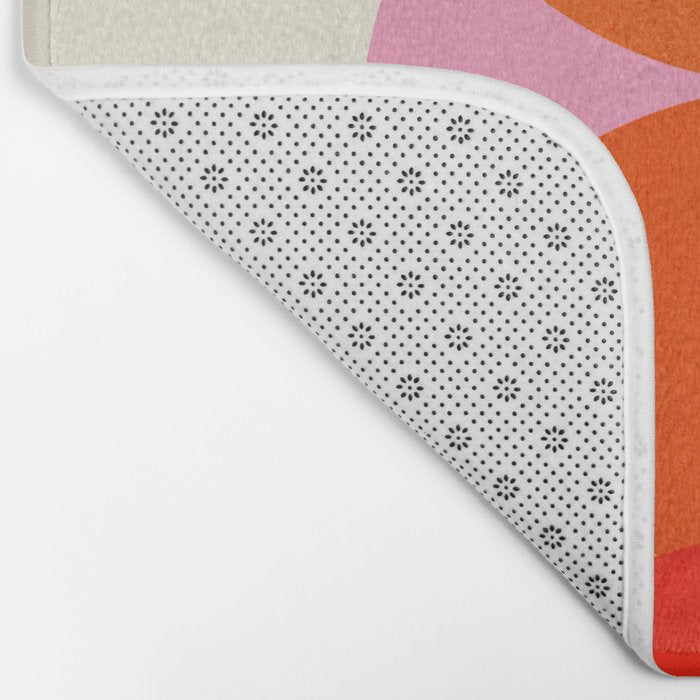 Abstraction_COLOUR_CIRCLES_001 Bath Mat Gallery Image 2