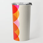 Abstraction_COLOUR_CIRCLES_001 Travel Mug Gallery Image 2