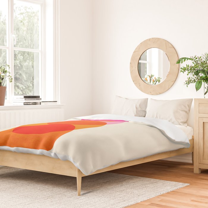 Abstraction_COLOUR_CIRCLES_001 Duvet Cover Gallery Image 2