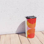 Abstraction_COLOUR_CIRCLES_001 Travel Mug Gallery Image 4