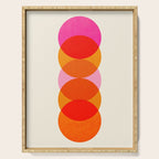 Abstraction_COLOUR_CIRCLES_001 Serving Tray Gallery Image 1