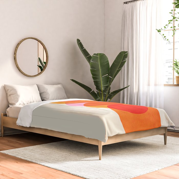 Abstraction_COLOUR_CIRCLES_001 Comforter Gallery Image 2