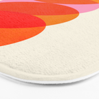 Abstraction_COLOUR_CIRCLES_001 Bath Mat Gallery Image 3