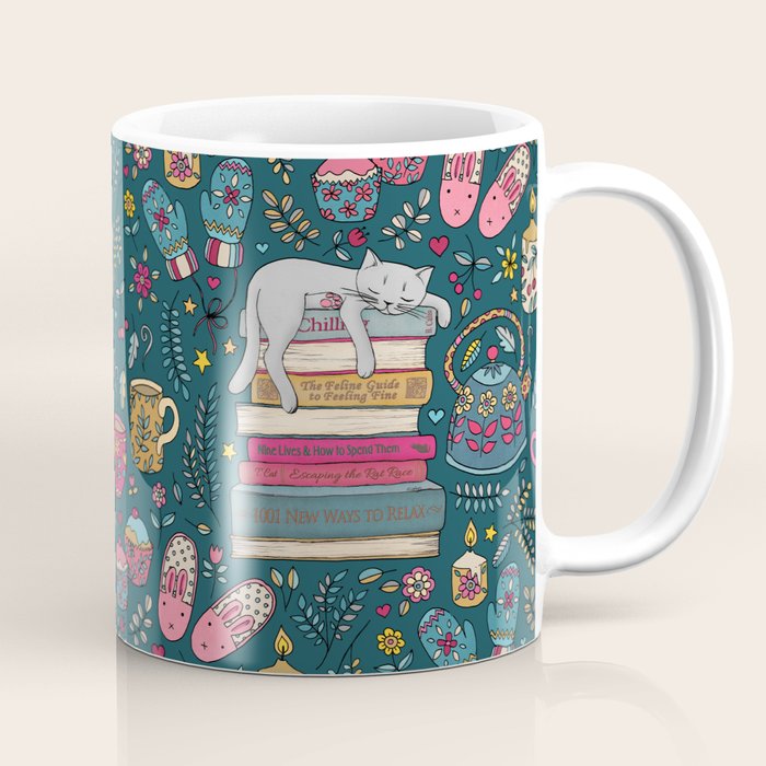 How to Hygge Like a Cat Coffee Mug Gallery Image 1