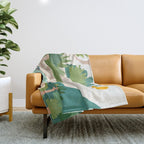 A Sunny Day On Planet Three Landscape  Throw Blanket Gallery Image 1