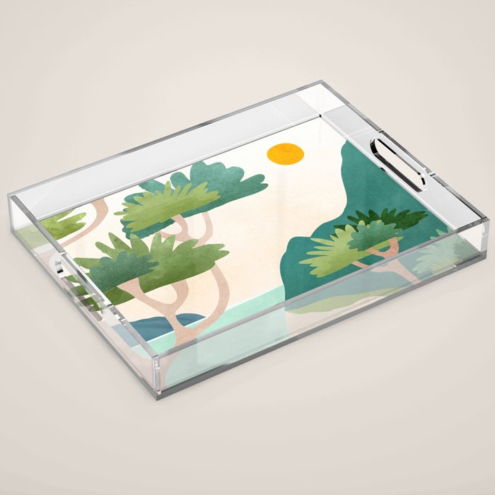 A Sunny Day On Planet Three Landscape  Acrylic Tray Gallery Image 1