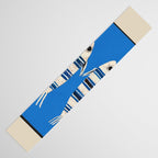 Minimal Fish on Blue Table Runner Gallery Image 3